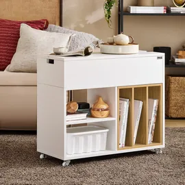 SoBuy FBT134 Aktenschrank 30 x 61 x 70 cm weiß