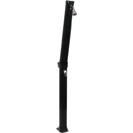vidaXL Faltbare Solardusche schwarz 214 cm