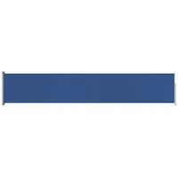 vidaXL Seitenmarkise Ausziehbar 117x600 cm Blau