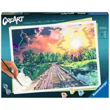 Ravensburger 20279 - CreArt, Malen nach Zahlen, Magical Light, 40x30cm, Malset
