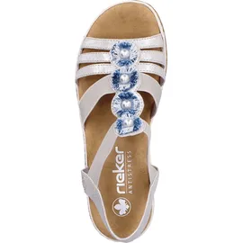 Rieker Keilsandalette Damen Blau 40