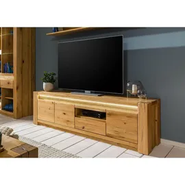 MASSIVMOEBEL24.DE KENT TV-Lowboard 193x40x53 cm Beige Holz