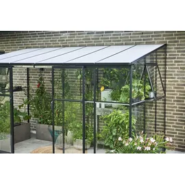 Juliana Halls Gewächshaus Qube Lean-to 612 Schwarz