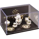 Reutter Porzellan 001.554/6 - Miniatur, Kaffeeservice für 2 Personen "Irisch"