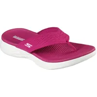 Skechers On-The-go 600 Sunny Damen-Flip-Flop, Fuscia, 41 EU