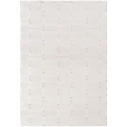 Teppich In-/Outdoor Kurzflor Struktur-Design Polypropylen Küche Creme Rechteckig 120x170 | Kadima Design