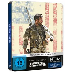 American Sniper - Limited Steelbook [4K UHD] + [Blu-ray] (Neu differenzbesteuert)