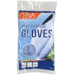 ENA Multipurpose Haushaltshandschuhe, blau 1000003821 , 1 Packung = 12 Paar, Größe L