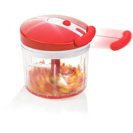 Genius Zerkleinerer GENIUS "Nicer Dicer Twist", rot, Zerkleinerer, + Zitruspresse, 2 einstellbare Geschwindigkeitsstufen