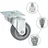 vidaXL Lenkrollen 12 Stk. 50 mm grau