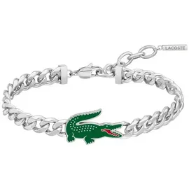 Lacoste Armband ARTHOR grün Edelstahl 22 cm