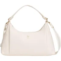 Tommy Hilfiger TH Essential Shoulder Bag Schultertasche Kunstleder Beige/Creme