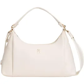 Tommy Hilfiger TH Essential Shoulder Bag Schultertasche Kunstleder Beige/Creme