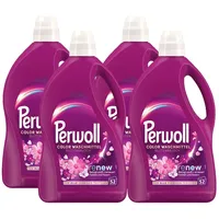 Perwoll Renew Blütenrausch Flüssigwaschmittel (4 x 52 Wäschen), Feinwaschmittel für Buntwäsche & Weißes, Color Waschmittel verleiht intensive Frische mit blumigem Duft