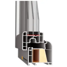 Meeth Wohnraumfenster 76/3 1-flügelig Dreh-Kipp 75 x 90 cm weiß