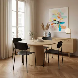 Oviala Ø 120 cm beige