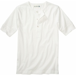 Merz B Schwanen Herren Tshirt Regular Fit Weiss einfarbig - 8(XXL)