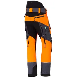 PSS Schnittschutzhose X-treme Air orange/grau, Größe 94 schlank und groß - S lang