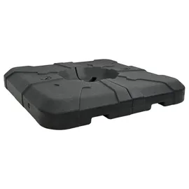 vidaXL 2-teiliges Sonnenschirmständer-Set: 110 kg Sand oder 70 kg Wasser