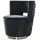 KAWOLA Cocktailsessel SENSO Velvet 70 x 80 x 70 cm Schwarz