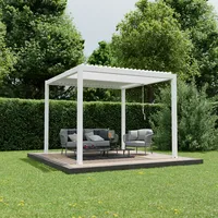 Ximax Pergola Shade freistehend 3x3 m ohne Farbbeleuchtung Weiß