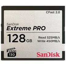 SanDisk Extreme PRO R525/W450 CFast 2.0 CompactFlash Card 128GB (SDCFSP-128G-G46D)