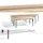 C+P Sitzbank Schwarz 46 x 160 x 46 cm