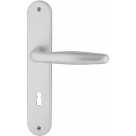 Alpertec BB-Langschildgarnitur Ray II Aluminium Silber