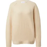 Comma, Strickpullover Oversized Beige L