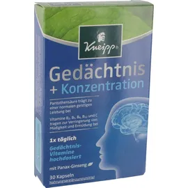 Kneipp Gedächtnis + Konzentration Kapseln 30 St.