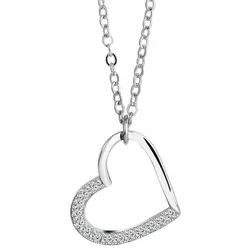 Kette mit Anhänger ADELIA ́S, silber, herz, Halsketten, Damen, unbekannt