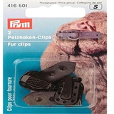 Prym 416501 Pelzhaken braun Fur Clips, Fell, 2 Stück