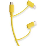Pantone USB-C auf USB-A 1,2 m Gelb