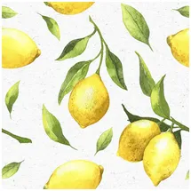 Paper + Design 20 Servietten Zitronen | Tischdeko | Decoupage | Serviettentechnik 33x33cm