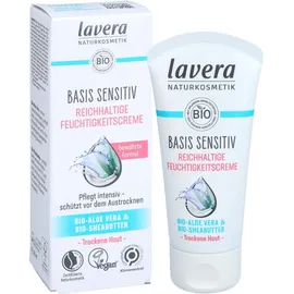 Lavera Basis Sensitiv Reichhaltige Feuchtigkeitscreme 50 ml