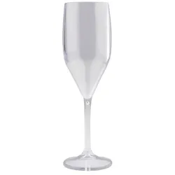 72 Mehrweg Sektgläser transparent SAN 150ml Spritzguss Wiederverwendbar Kunststoff Sektflöte unzerbrechlich