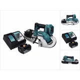 Makita DPB 183 RF1 Akku Bandsäge 18 V 66 mm Brushless + 1x Akku 3,0 Ah + Ladegerät