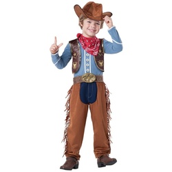 In Character Kostüm Westernheld, Cooles CowboyKostüm für Jungs braun 98-104