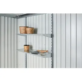 Biohort Wandregal 72 cm B: 72 x H: 7,5 x T: 25,5 cm Silber
