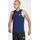 adidas Tanktop ADIDAS PERFORMANCE "TRAIN ESSENTIALS FEELREADY TRAINING SLEEVELESS", Damen, Gr. M, blau (dunkelblau, weiß), Single Jersey, Obermaterial: 70% Polyester, 30% Baumwolle, clean, tiefer Rundhals, Tops Tanktop