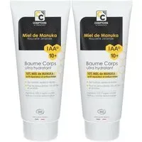 Comptoirs & Compagnies Baume Hydratant Corps 10% Miel de Manuka IAA10+ 2x200 ml