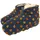 Linke Licardo Bettschuhe Wolle Noppen Blau 40,5
