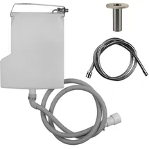 GESSI Securflex Schlauchdurchführung, für Wannenrand, mindestens Innenmaß-Breite>50 mm, 735, 01786149, Farbe: Finox Optik