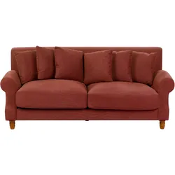 2-Sitzer Sofa rot EIKE