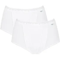 Sloggi Control Maxi 2P Slip, White, 40