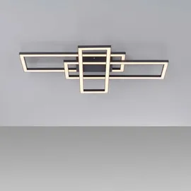 just light. LED-Deckenleuchte Iven Schwarz 65 x 34,8 cm