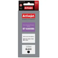 Activejet AB-6000Bk Tintenpatrone (Ersatz für Brother BT-6000BK; Höchste; 100ml;