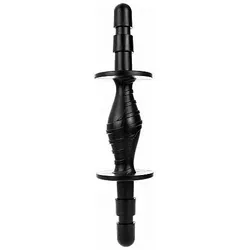 Realistischer dildo hung system doppelgriff schwarz