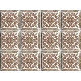 Queence Fliesenaufkleber Mosaik Muster Sticker 12er Set