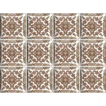 Queence Fliesenaufkleber Mosaik Muster Sticker 12er Set
